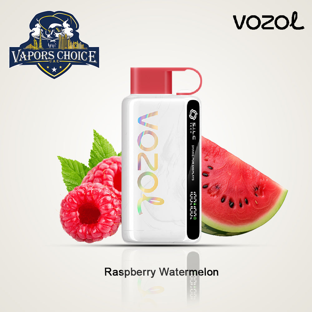VOZOL STAR (50mg) 12000 PUFFS - DISPOSABLE VAPE Raspberry Watermelon UAE Abu Dhabi & Ras Al-Khaimah